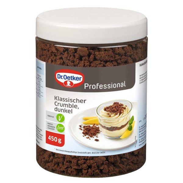 Klassische Crumble dunkel 450g