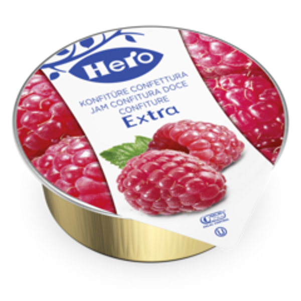 Hero Konfitüre Extra Himbeeren Portionen