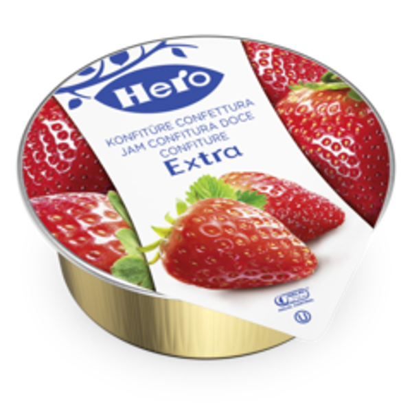 Hero Erdbeerkonfitüre Portionenv25g