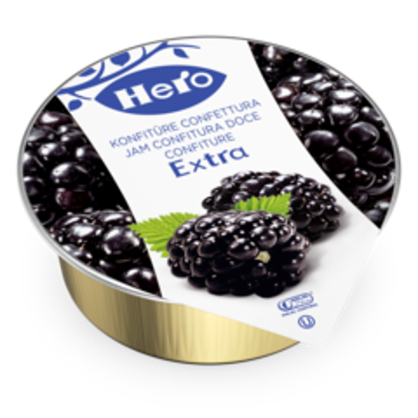 Hero Konfitüre Extra Brombeeren Portionen