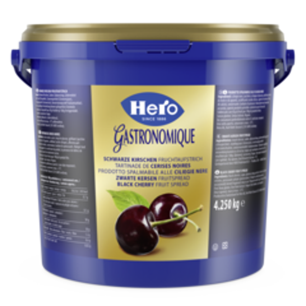 Hero schwarze Kirschen Konfitüre