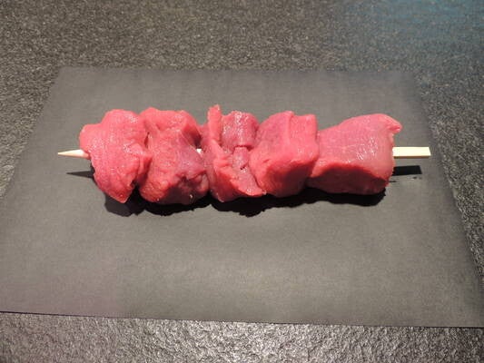 Spiessli Zigeuner mit Rind, marinirt