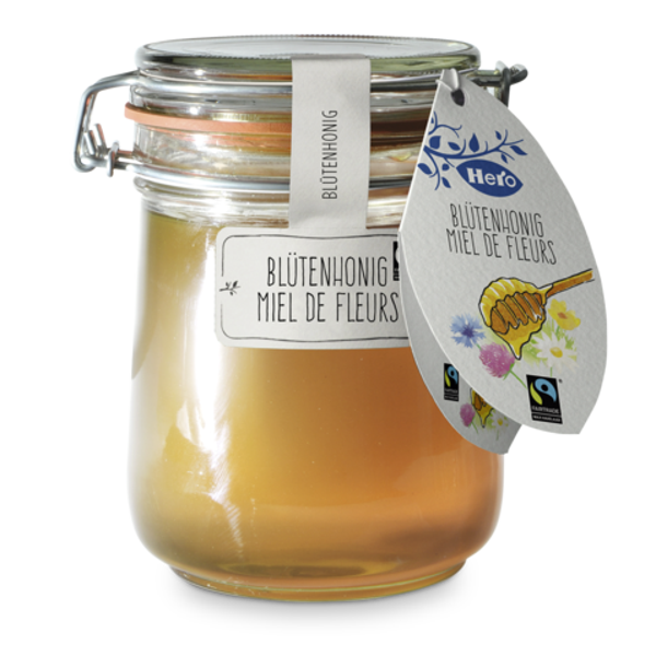 Fairtrade Max Havelaar Blütenhonig 4x900g