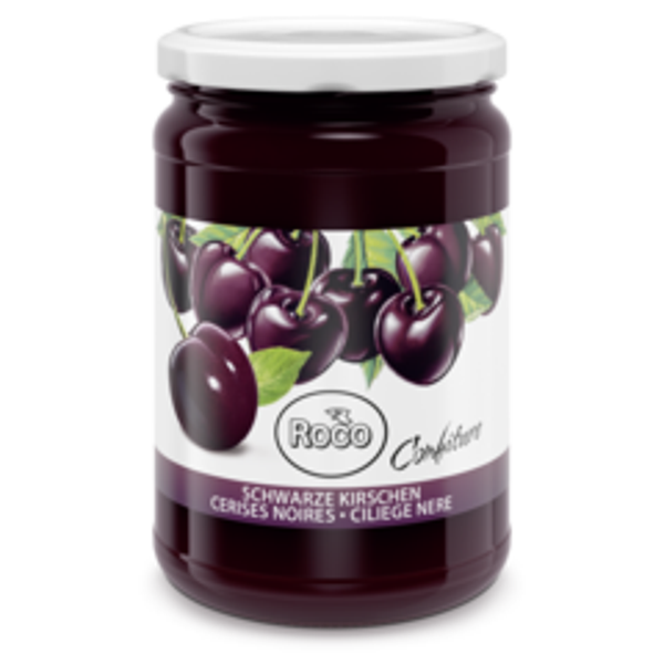 Roco schwarze Kirsch Konfitüre 750g