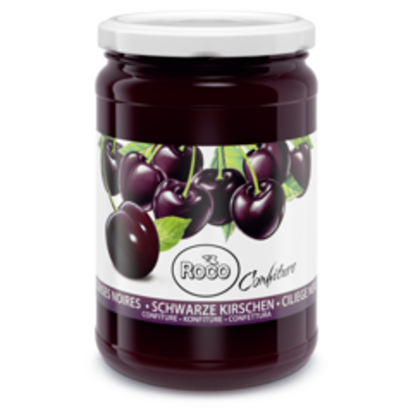 Roco schwarze Kirschn Konfitüre 750g