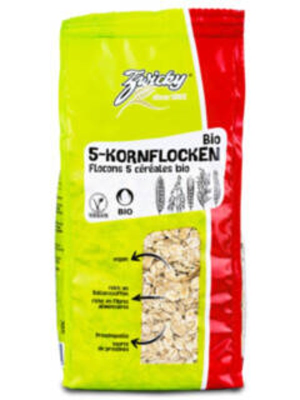 Bio 5-Kornflocken 500g