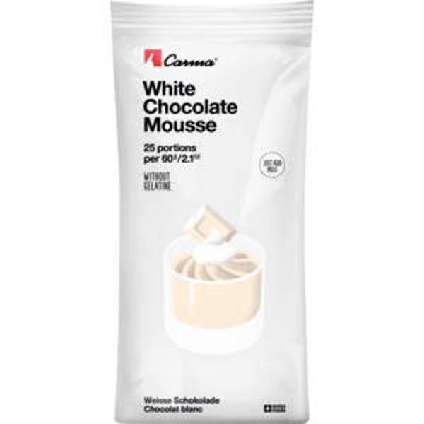 Carma Mousse weisse Schokolade, ohne Gelatine500g