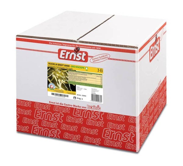 Ernst Nudeln Breit 3-Ei Bio Knospe 5 Kg