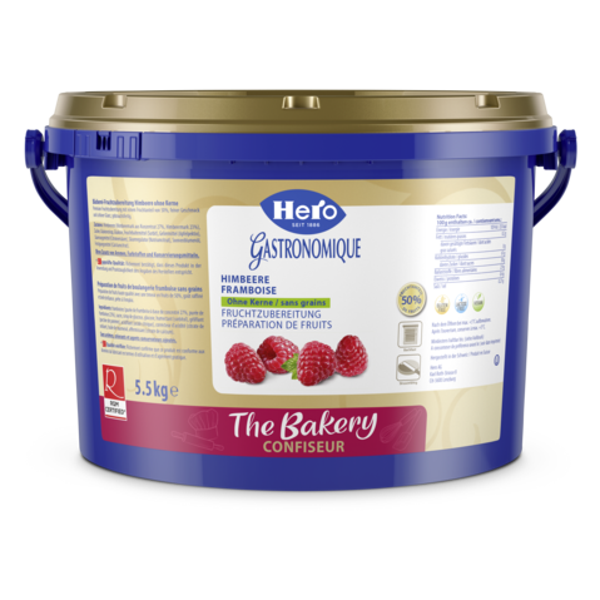 Hero Confiseur Himbeermarmelade ohne Kerne 5.5 Kg