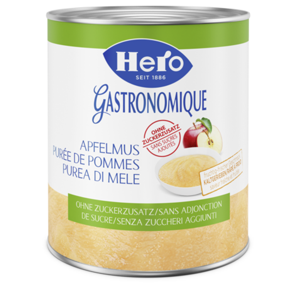 Apfelmus ohne Zucker 6x3.14 Kg