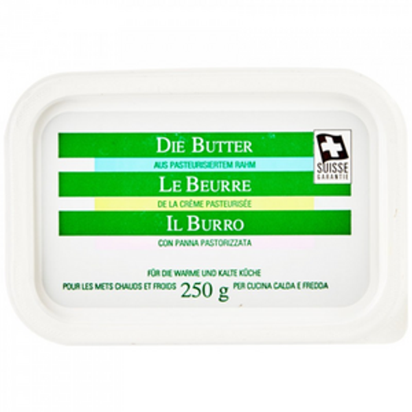 Die Butter im Becher