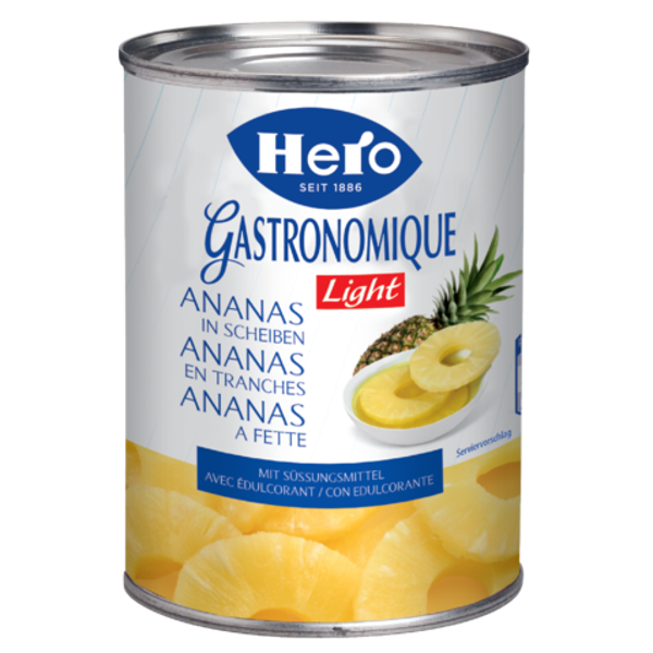 Ananas scheiben light 6x565g
