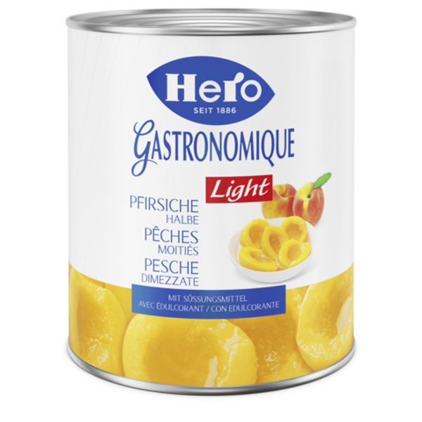 Pfirsich halbe light 6x780g