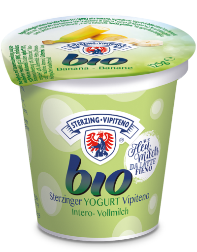 Bio Banane Vollmilchjoghurt aus Heumilch 1x125g