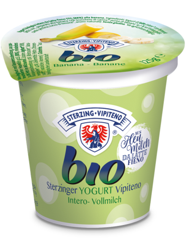Bio Banane Vollmilchjoghurt aus Heumilch 1x125g