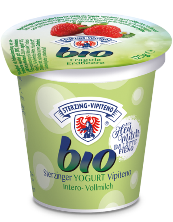 Bio Erdbeere Vollmilchjoghurt aus Heumilch 1x125g
