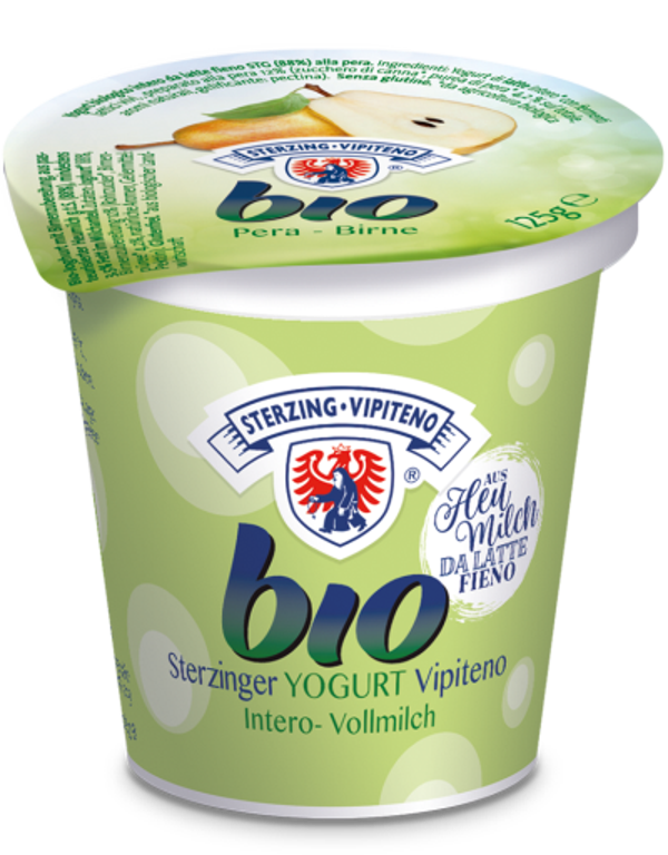 Bio Birne Vollmilchjoghurt aus Heumilch 1x125g