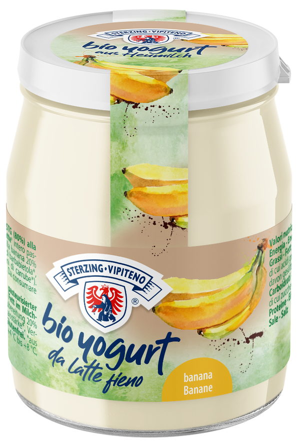 Bio Vollmilchjoghurt Banane 10x150g Glutenfrei
