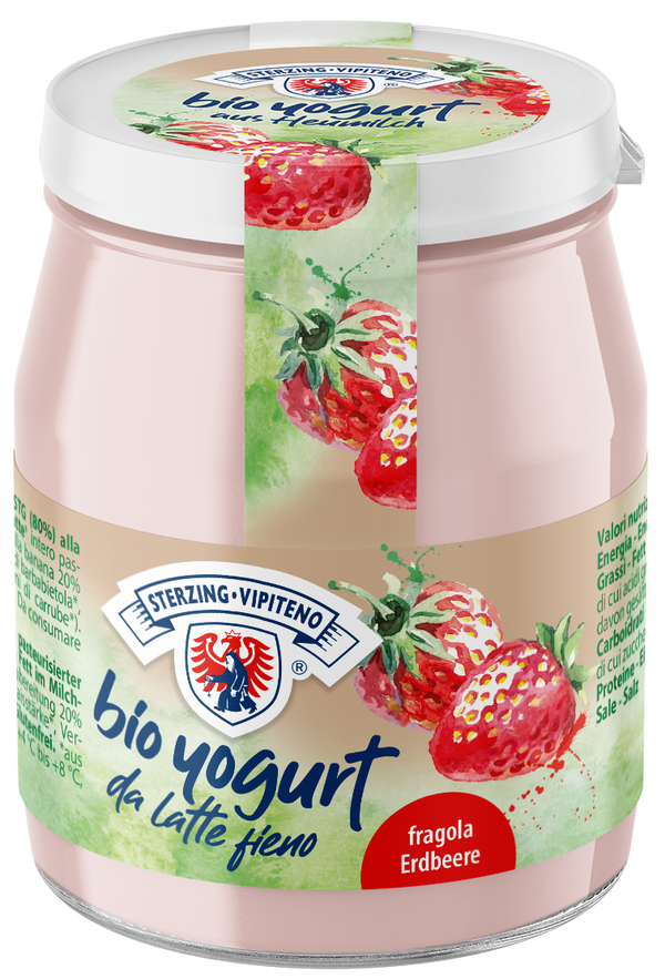 Bio Vollmilchjoghurt Erdbeer 10x150g Glutenfrei