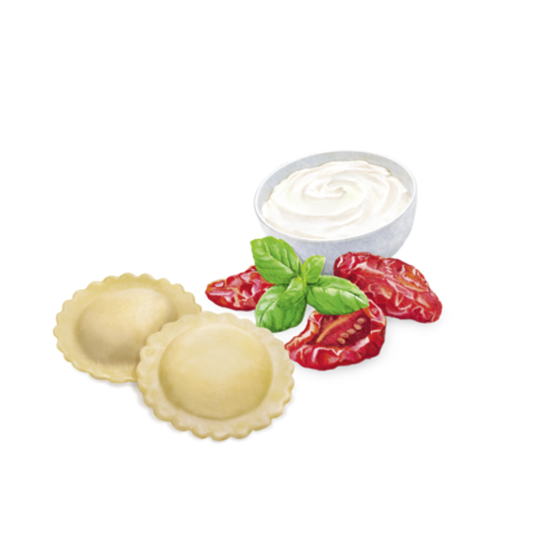 Parmadoro Girasoli Mascarpone und Basilico 1x4Kg tiefgekühlt
