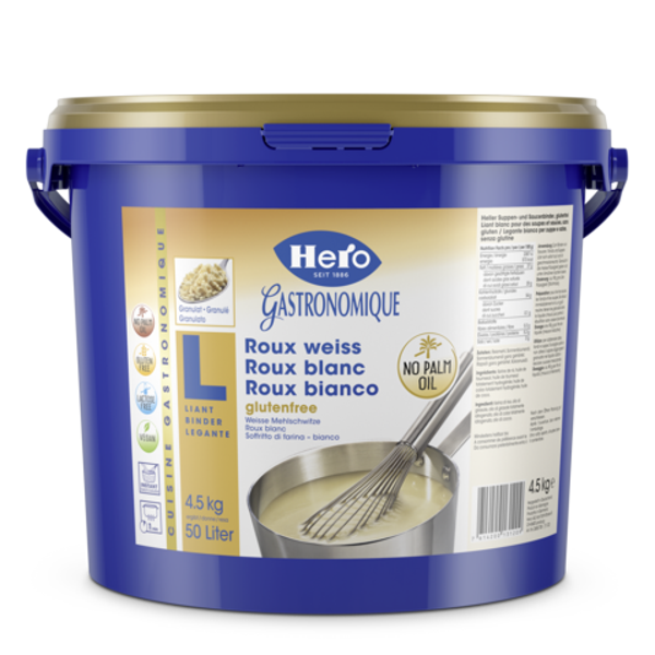 Roux weis, ohne Palmöl, Granulat glutenfrei 1x4.5 Kg
