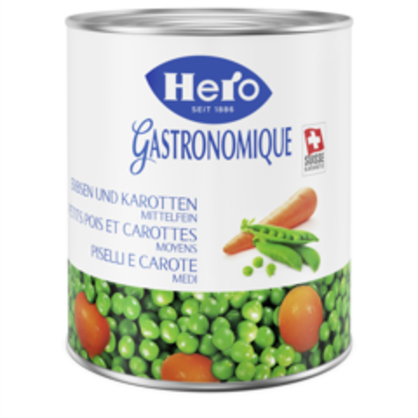 Hero Erbsen/Karotten mittelfein