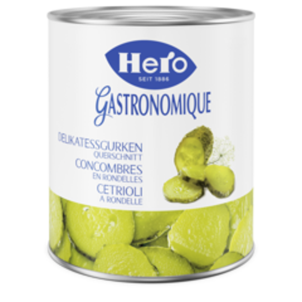 Hero Delikatessgurken Querschnitt 1x1.45 kg