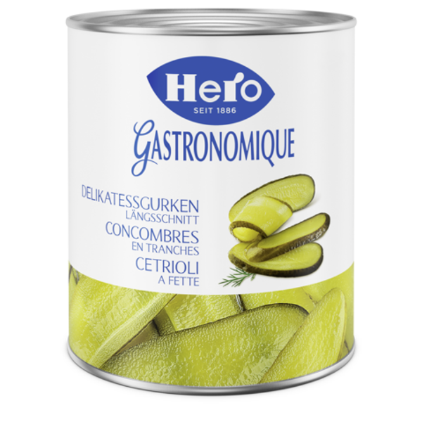 Delikatess Gurken Längsschitt 6x2.85 Kg
