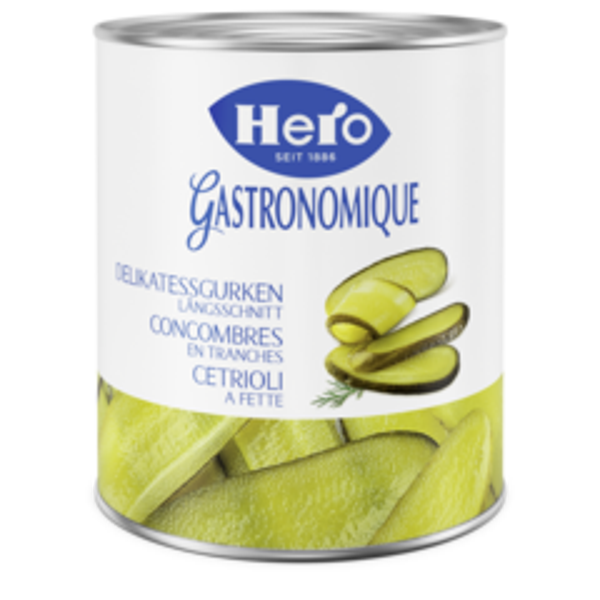 Hero Delikatessgurken Längsschnitt 6x1.45 kg