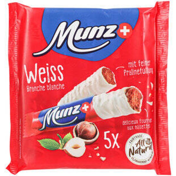 Munz Prügeli Riegel weiss