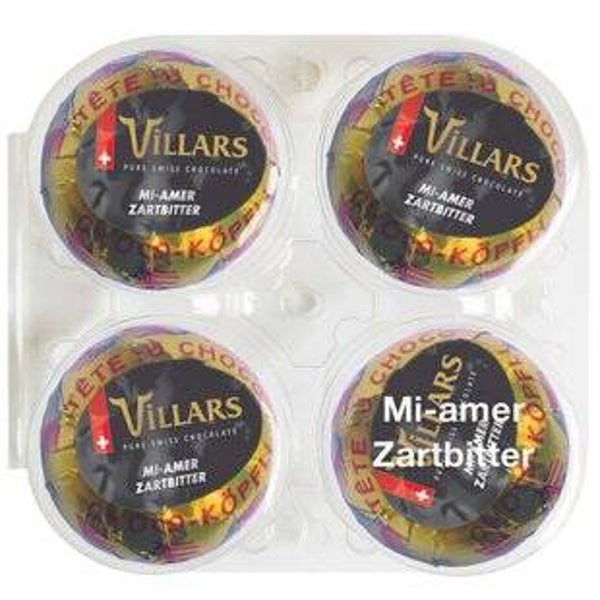 Villars Choco-Köpfli zartbitter