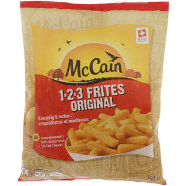 McCain Frites 1.2.3 Backofen