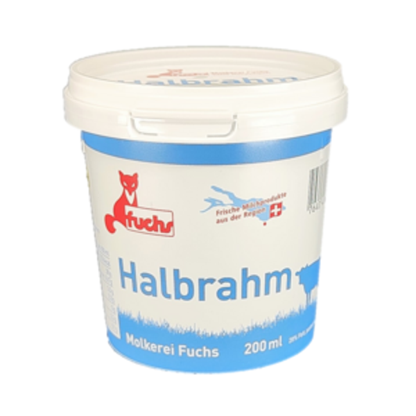 Frischer Halbrahm Kessel
