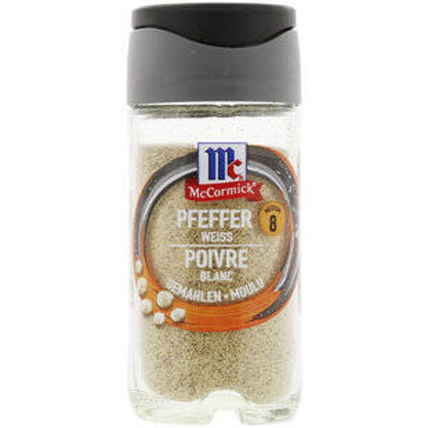Pfeffer weiss gemahlen