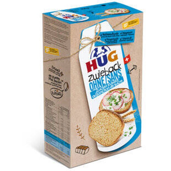 Hug Zwieback ohne Zucker