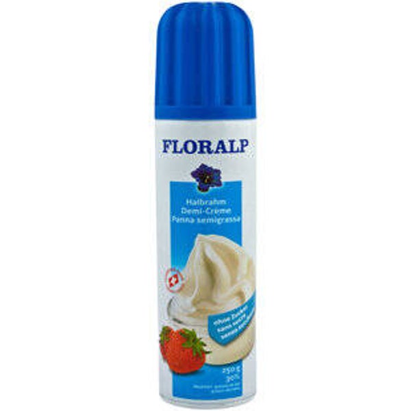 Floralp Schlagrahm Halbrahm Dose ohne Zucker 30% Milchfett