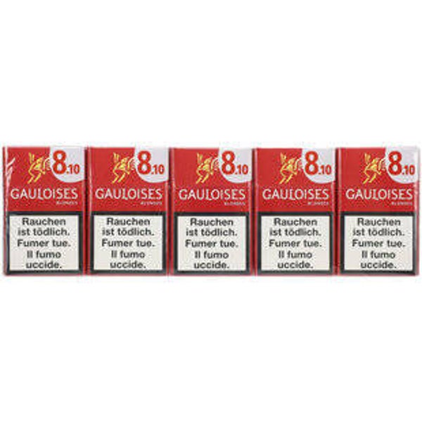 Gauloises Yellow Rouges Box