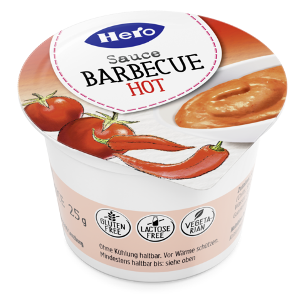 Barbecue hot Gourmet Portionen 60x25g