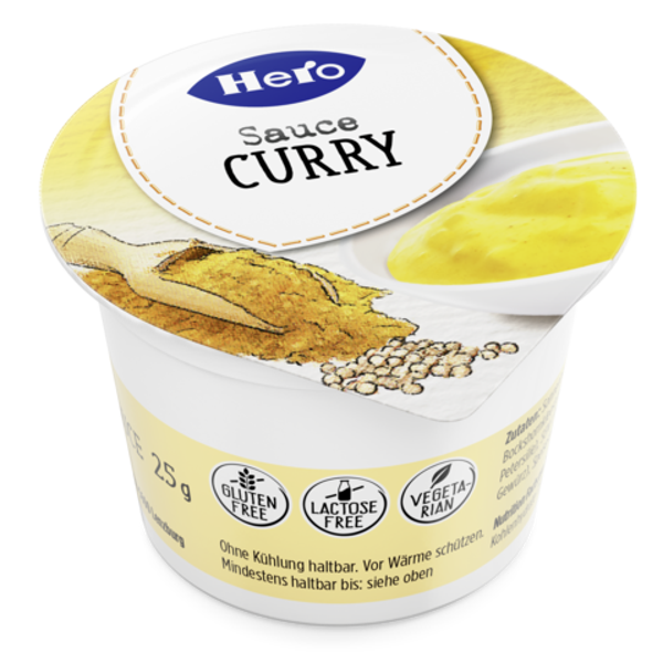 Sauce Curry Gourmet Portionen 60x25g
