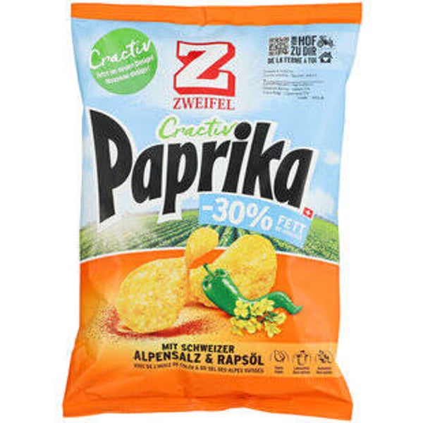 Zweifel Cractiv Chips Paprika