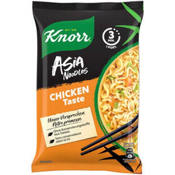 Knorr Asia Noodles Chicken Tase Beutel Instand Nudel