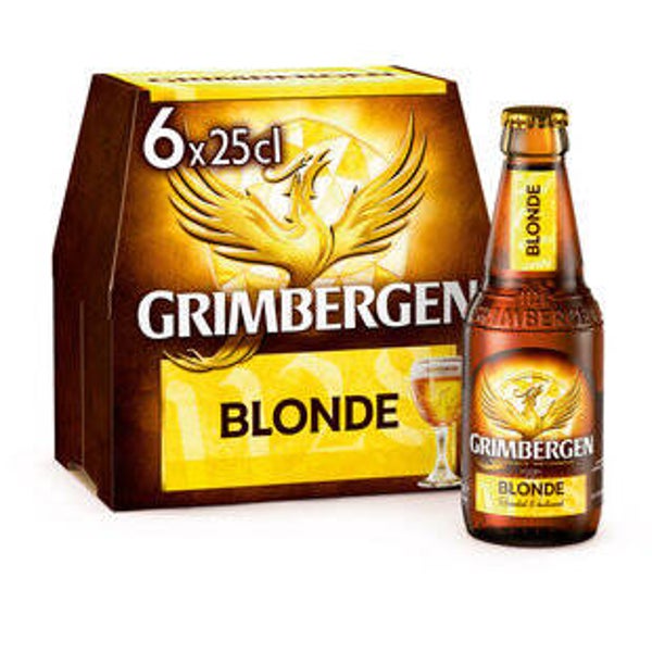 Grimbergen Blonde Abtei Bier mit Alkohol