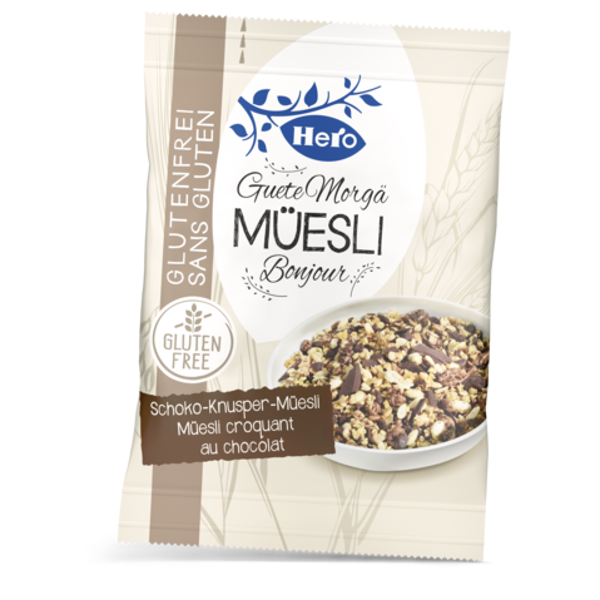 Schoko-Knusper-Müesli glutenfrei 40x40g