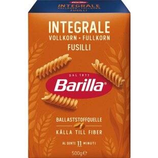 Barilla Integrale Fusilli Vollkorn