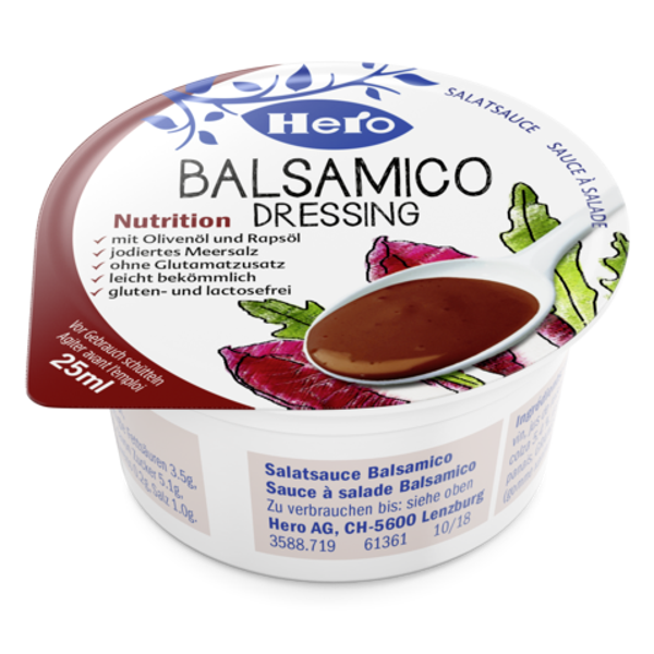 Balsamico Dressing Nutrition 100x25ml