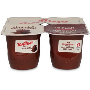 Tam Tam Le Flan Schokolade 4x100g