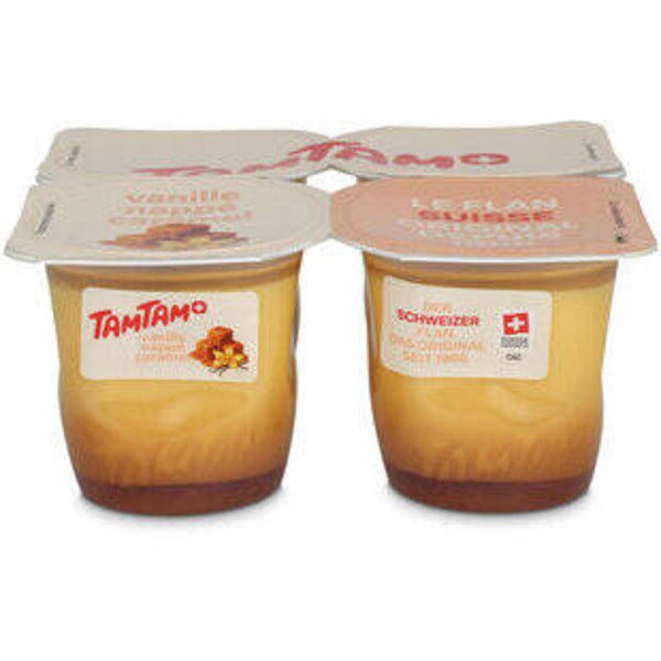 Tam Tam Le Flan Vanille mit Caramel 4x100g