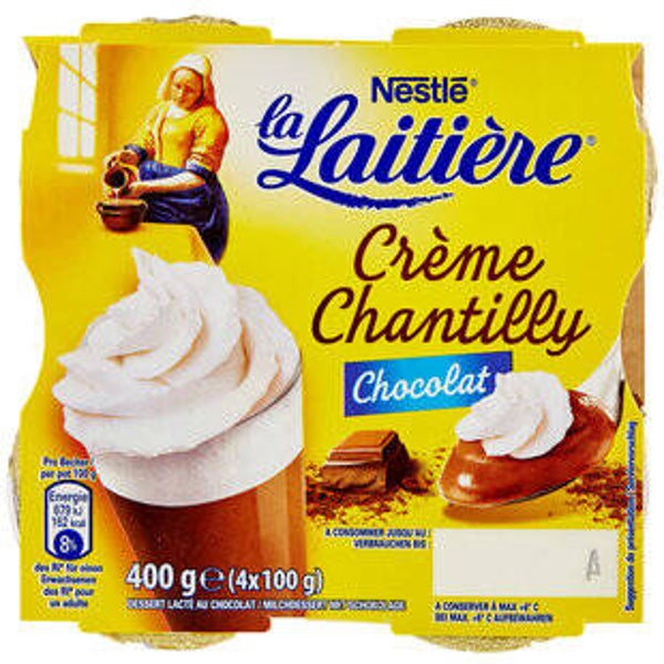 La Laitiere Creme Chantilly Schockolade