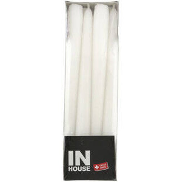 InHouse Stabkerzen weiss