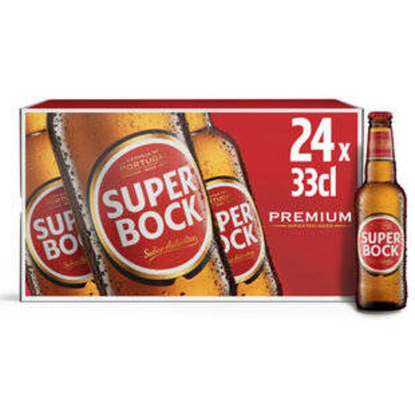 Super Bock Original Lager Bier mit Alkohol